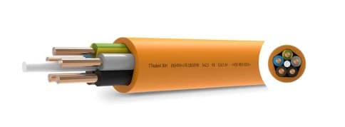 TT CABLES - Kuparivoimakaapeli-FRHF 0,6/1kV - NHXH-J 3x1,5 FRHF 180/E90 K500