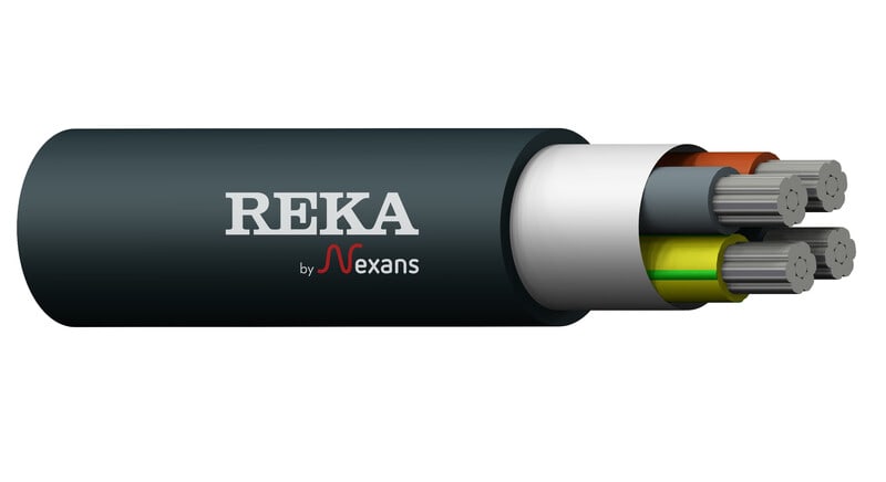 REKA - Alumiinivoimakaapeli - AXMK/PE LC 4x25 S PoweRex