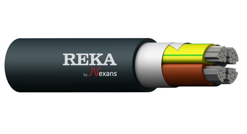 REKA - Alumiinivoimakaapeli - AXMK/PE LC 4x35 S PoweRex
