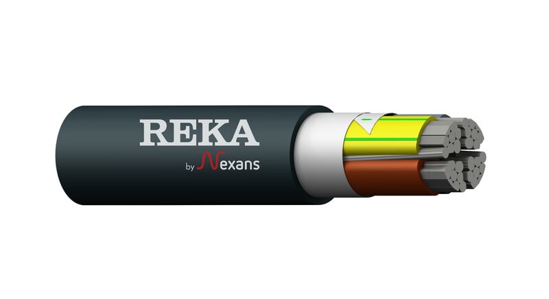 REKA - Alumiinivoimakaapeli - AXMK/PE LC 4x50 S PoweRex