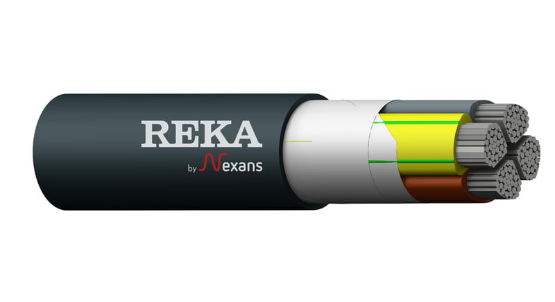 REKA - Alumiinivoimakaapeli - AXMK/PE LC 4x300 S PoweRex