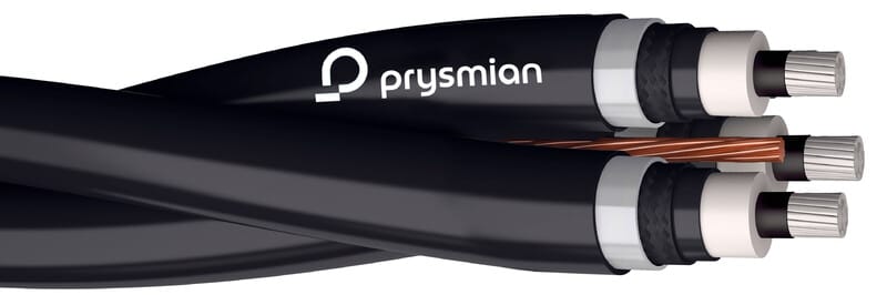 PRYSMIAN - Keskijännitekaapeli-HF - AHXAMK-WHF Dca 3x185+35 20kV