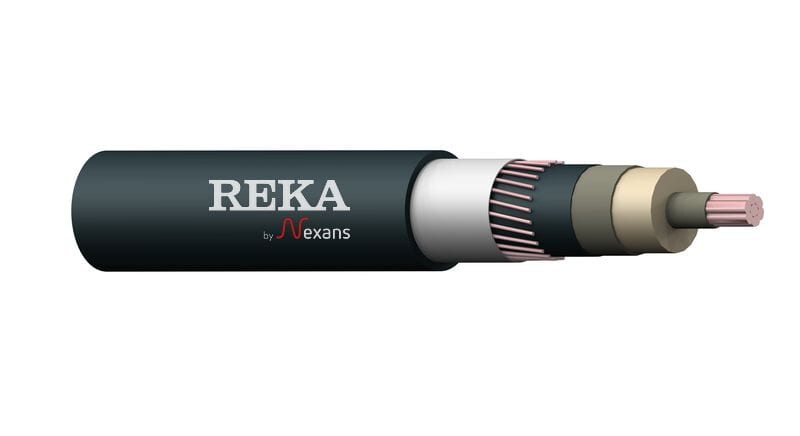 REKA - Keskijännitekaapeli - HXCMK-HF D 1x35/16 24kV CWS K500