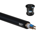 NKT SWEDEN - Kuparivoimakaapeli-HF - XCMK-HF 2X2,5/2,5 RE PK150 Dca