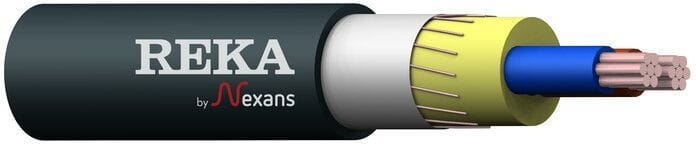 REKA - Kuparivoimakaapeli-HF - XCMK-HF 2x25/2,5 K1000 Dca