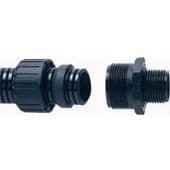 ADAPTAFLEX - Suojaletkuliitin suora PG21 - ASF28/PG21/A/BL MUS