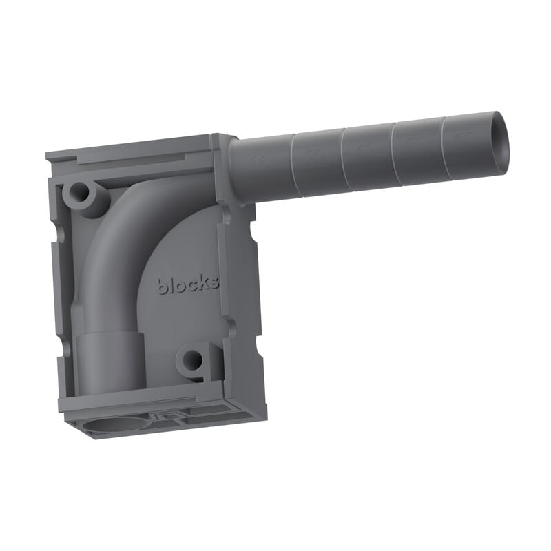 ELEKTROSKUTT - Suojaputken kaari muovi - Blocks 20 mm