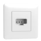 SCHNEIDER ELECTRIC - Valaisinpistorasia - Flush wall, earthed, screwl.