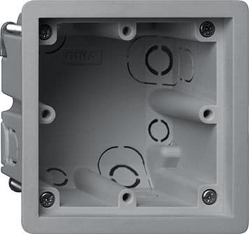 GIRA - Flat asennusrasia E22 1 os. - Kojerasia GIRA E22 FLAT