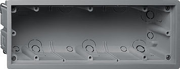 GIRA - Flat asennusrasia E22 3 os. - Kojerasia GIRA E22 FLAT