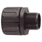 HELLERMANNTYTON - Suojaletkuliitin muovi - HG16-S-M20 SUORA M20 MUS