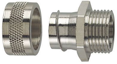 HELLERMANNTYTON - Suojaletkuliitin metalli - PCS32-FM-M32 SUORA MS M32