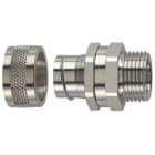 HELLERMANNTYTON - Suojaletkuliitin metalli - PCS10-SM-M12 SUORA MS M12