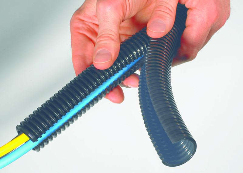 HELLERMANNTYTON - Suojaletku muovi - HG-DC42 42,5/34,8MM MUS 25M