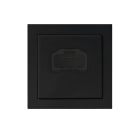 ABB - Valaisinpistorasia - DCL seinämalli, 85x85mm,MUS HF