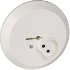 SCHNEIDER ELECTRIC - Valaisinpistorasia Luminaire - 2-NAPAINEN UPPO/PINTA