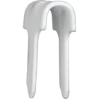 LETTI - Lyöntikiinnike Letti - 6-2B/12P 6mm valkoinen