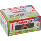 FISCHER FINLAND - Ruuvitulppa DuoPower - NAILONTULP 6x30mm (PAK=100kpl)