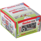 FISCHER FINLAND - Ruuvitulppa DuoPower - NAILONTULP 8x40mm (PAK=100kpl)