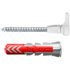 FISCHER FINLAND - Ruuvitulppa - 8x40 kulmakoukku 4 kpl