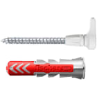 FISCHER FINLAND - Ruuvitulppa - 8x40 kulmakoukku 4 kpl