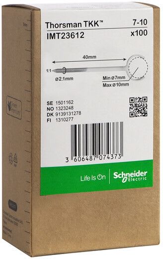 THORSMAN - Lyöntikiinnike Thorsman - TKK 7-10, 2.1x40mm. PAK=100kpl