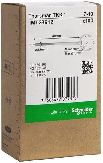 THORSMAN - Lyöntikiinnike Thorsman - TKK 7-10, 2.1x40mm. PAK=100kpl