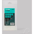 TRADEFORCE - Johdinside 100 kpl - 3,6x140, ei UV, luonnonval.