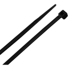 TRADEFORCE - Johdinside 100 kpl - 3.6x300, ei UV, musta