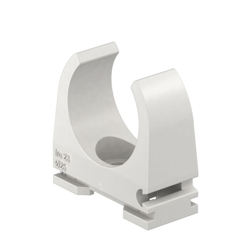 TRADEFORCE - Putkikiinnike - PG9, vaal. harmaa, 100 kpl