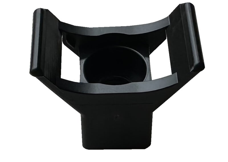 TRADEFORCE - Johdinsideankkuri - 23x13,6x17,5mm, 100 kpl, musta