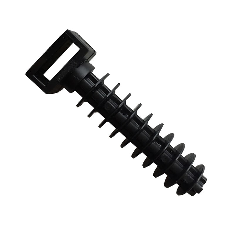 TRADEFORCE - Johdinsideankkuri - 10,6x43 mm, 100 kpl, musta