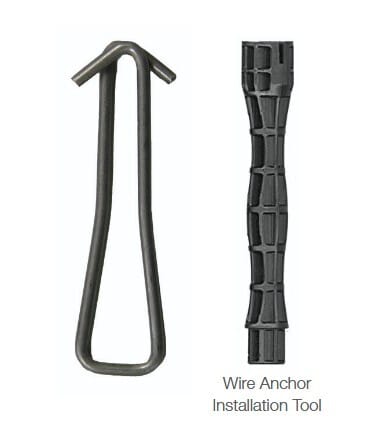 TRADEFORCE - Ripustusvaijeri - Vaijeriankkuri, 100 kpl