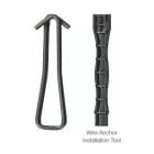 TRADEFORCE - Ripustusvaijeri - Vaijeriankkuri, 100 kpl