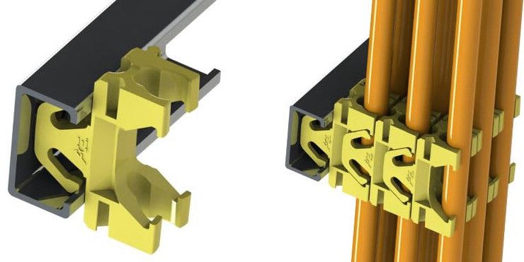 NAFICON - Putkikiinnike - Tube clip 7 - 8 mm tube