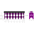 NAFICON - Putkikiinnike - Tube clip 14 mm tube