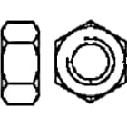 TERÄSTARVIKE - Kuusiomutteri luj.8.0 - M10 KS