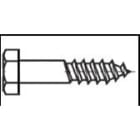 ETRA - Kansiruuvi 50 kpl - DIN 5718x80 Kuumasinkitty