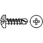 ETRA - Poraruuvikupukanta - DIN 7504N 4,2X16 ZN (100 kpl)