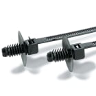 HELLERMANNTYTON - Johdinside+aluslevy mus - T50SDP6 5.0x175 MUS