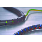 HELLERMANNTYTON - Sidontaspiraali musta - SBPE9 10-100mm (30m)