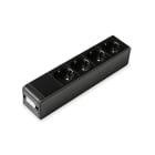 ENSTO - Pistorasiapaneeli Workpoint - PR 4S 16A IP20 MUS PL