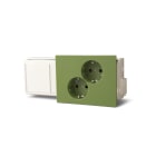 ENSTO - Kanavapistorasia Ensto eDuct - 2-os, vihreä