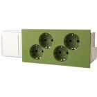 ENSTO - Kanavapistorasia Ensto eDuct - 4-os, vihreä