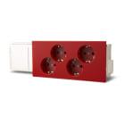 ENSTO - Kanavapistorasia Ensto eDuct - eDuct 4-os, punainen