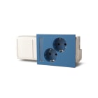 ENSTO - Kanavapistorasia DUCT - 2-os, sininen RAL5007