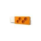 ENSTO - Kanavapistorasia DUCT - 4-os, oranssi RAL2004