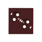 ABB - Kanavapistorasiakeskiölevy ProDuct - Keskiöl.2-os maad pist.pun20kpl