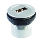 PEREL - Pistorasiapaneeli USB A-A -Lii - RRJ-USB