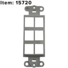 FSR - Liitinlevy - 6-paikkainen, valkoinen